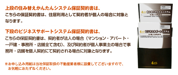 保証申込書